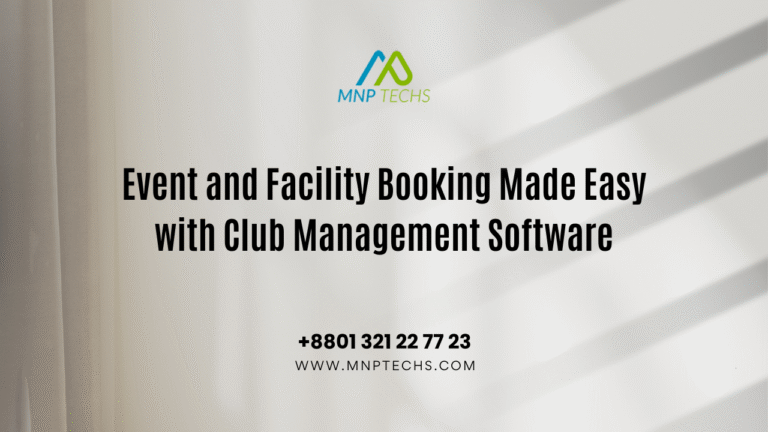 Event and Facility Booking Made Easy with Club Management Software